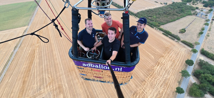 Op vakantie met de luchtballon! 