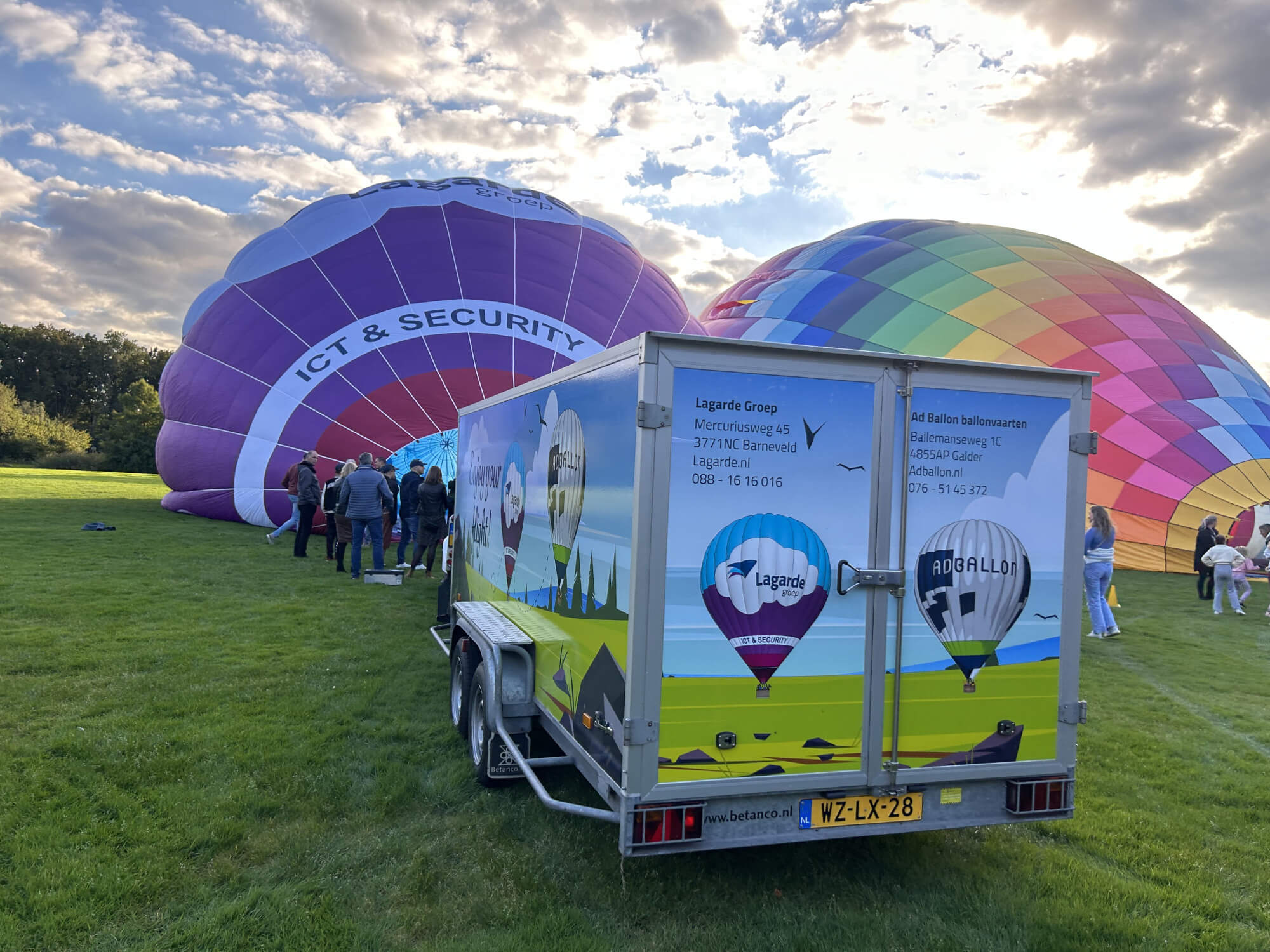 zakelijke ballonvaart realtie ad ballon