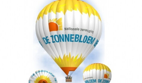 zonnebloem luchtballon nieuw