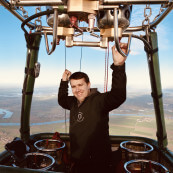 piloot sven de hoogd van ad ballon