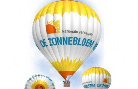 zonnebloem luchtballon nieuw