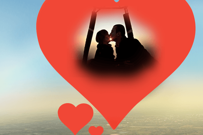 valentijn ballonvaart met ad ballon