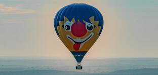 duo hopper vaart met ad ballon