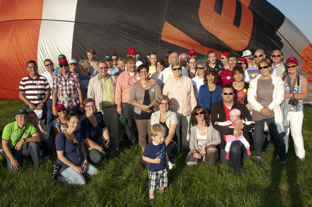 familie vaart ad ballon