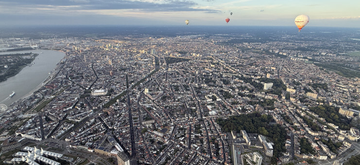 Antwerpen vanuit een luchtballon!