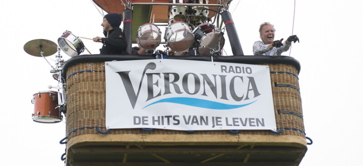Drummen in de lucht!