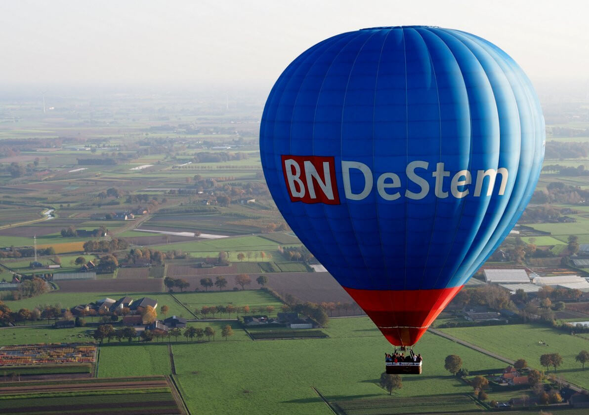 luchtballon ad ballon bn de stem
